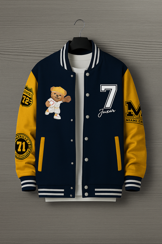 Yellow Jacket with Bear Patch